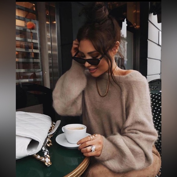 Princess Polly: brown fuzzy cardigan - Picture 5 of 5